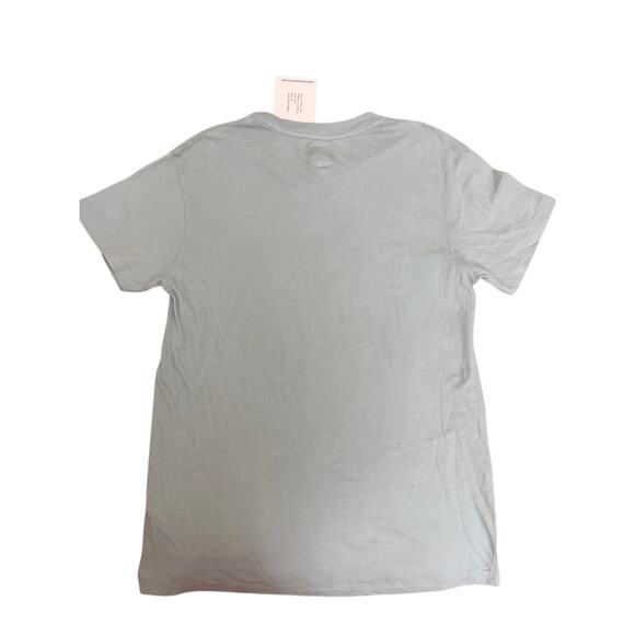 With Love From Emily + Meritt The Slim Tee Love For All Size XS Mist Blue - Picture 10 of 10